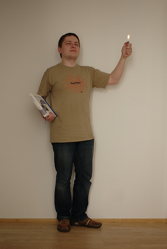 Openismus T-Shirts 2009, modelled by Michael Hasselmann